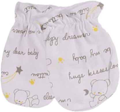 Unisex Baby Cotton Scratch Mittens For Newborn Baby Boys Girls Mittens Accessory 0-6 Months