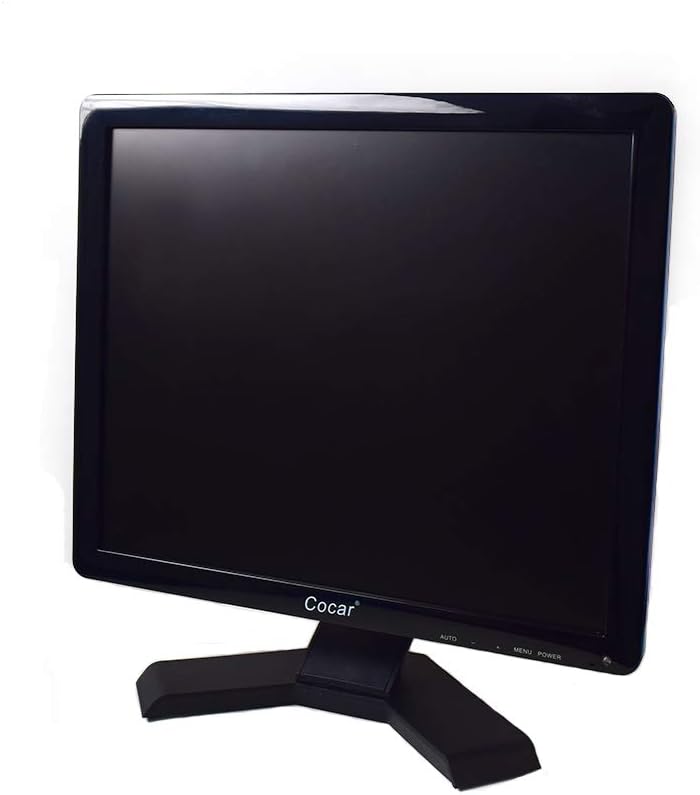 19 inch CCTV Security Monitor with BNC VGA HDMI AV Built-in Speaker 4:3 HD Display LCD Screen