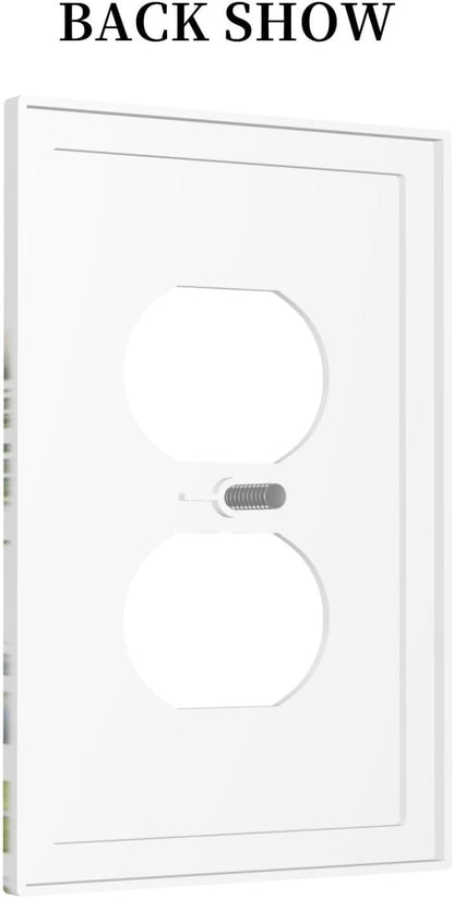 Green Eucalyptus Leaf Plant Herbs Springnature Outlet Covers 1 Gang Duplex Light Switch Cover