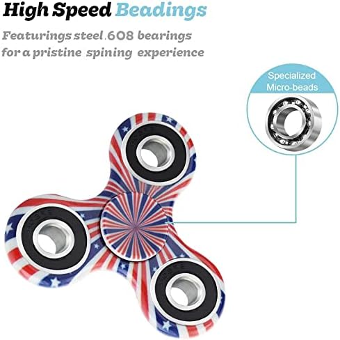SCIONE 12 Pack Fidget Spinner Toy, Finger Spinner Fidget Pack-Anxiety Toys Stress Relief Reducer