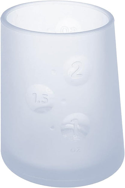 Olababy First Cup | Clear Sense 100% Silicone Infant Trainer Cup | 2oz Medicine Cup for Newborn |