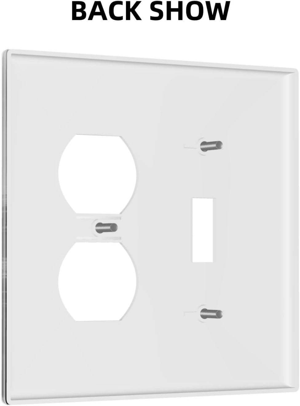 Foggy Forest Natural Scenery Retro Tree Pine Wallplates 1 Toggle 1 Duplex Switch Plate Electrical