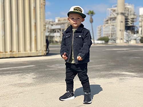 Baby Hats - Baseball Hat, Newborn Youth Flat Brim Mesh Trucker Surf Skate Bubba Bro Fitted Beach
