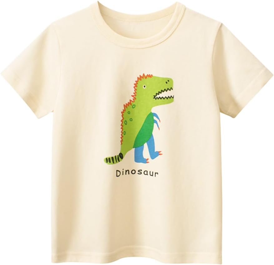 Boys' 4-Pack Excavator Short Sleeve Crewneck T-Shirts Top Tee Size 2-7 Years Toddler Boys' Value
