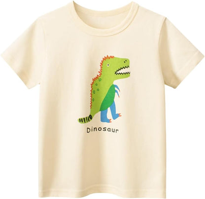 Boys' 4-Pack Excavator Short Sleeve Crewneck T-Shirts Top Tee Size 2-7 Years Toddler Boys' Value