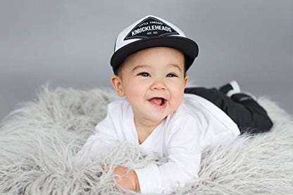 Baby Hats - Baseball Hat, Newborn Youth Flat Brim Mesh Trucker Surf Skate Bubba Bro Fitted Beach