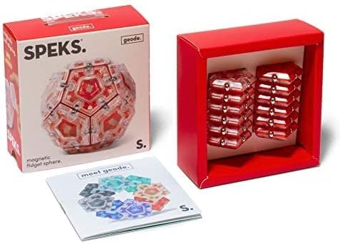 Speks Geode Sphere Magnetic Fidget Toy for Adults | Quiet Adult Sensory Toy for Stress Relief &