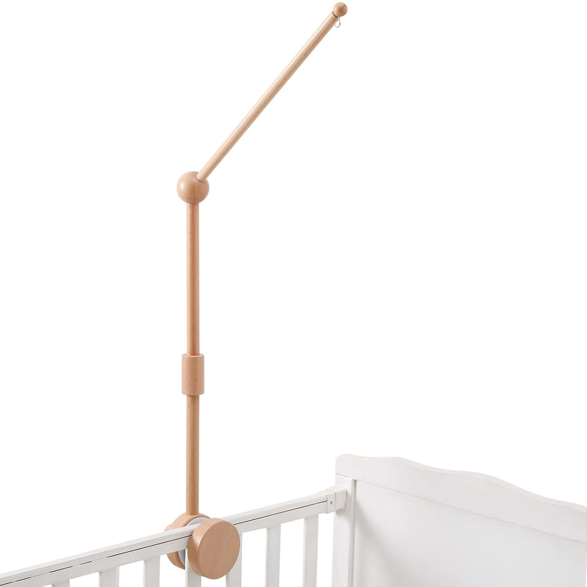 Baby Crib Mobile Arm - Wooden Baby Mobile Crib Holder 31 inch for Mobile Hanging Baby Crib