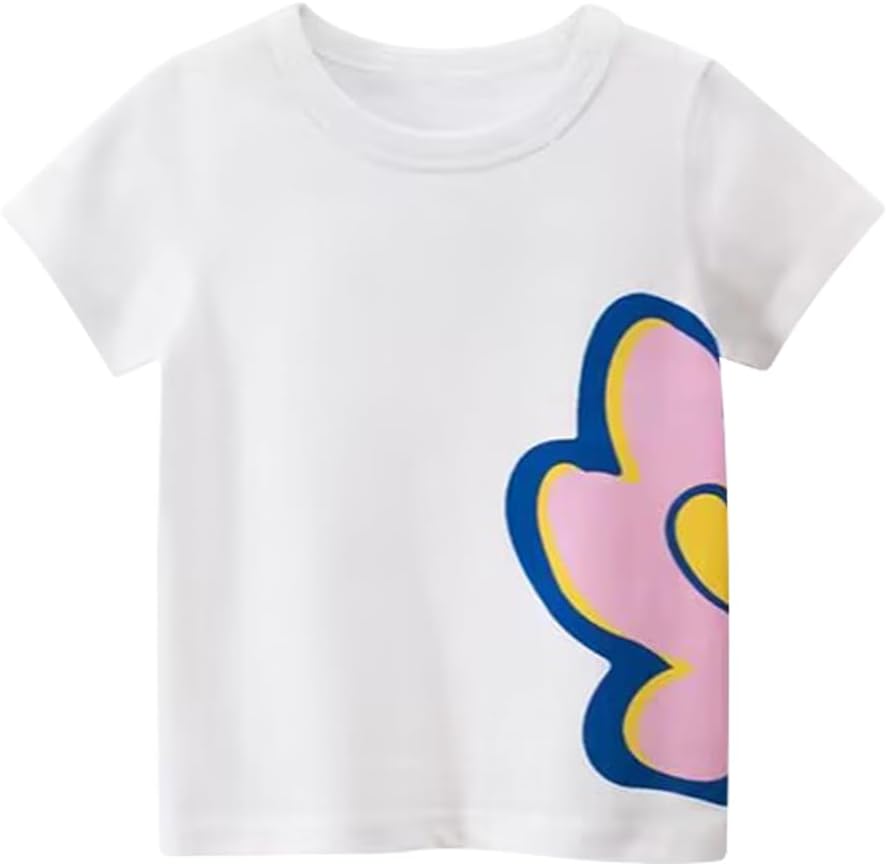 Boys' 4-Pack Excavator Short Sleeve Crewneck T-Shirts Top Tee Size 2-7 Years Toddler Boys' Value