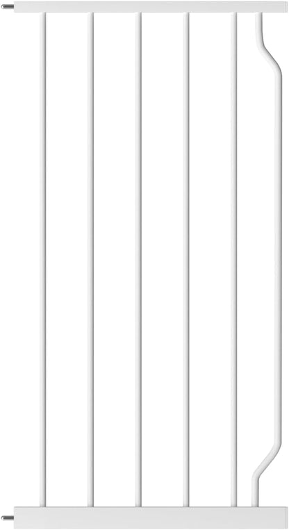 WAOWAO Baby Gate 14.16" Extra Wide Pressure Mounted Walk Through Swing Auto Close Safety White