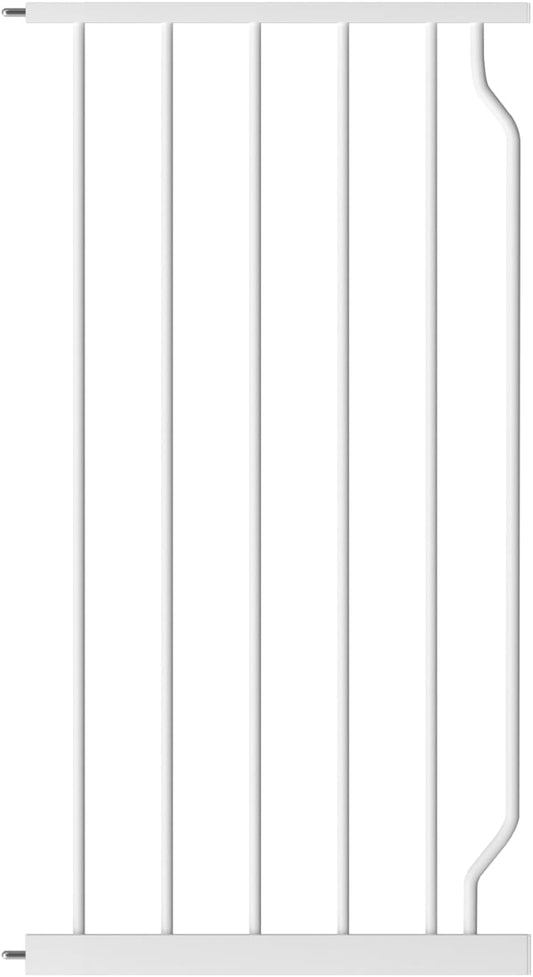 WAOWAO Baby Gate 14.16" Extra Wide Pressure Mounted Walk Through Swing Auto Close Safety White