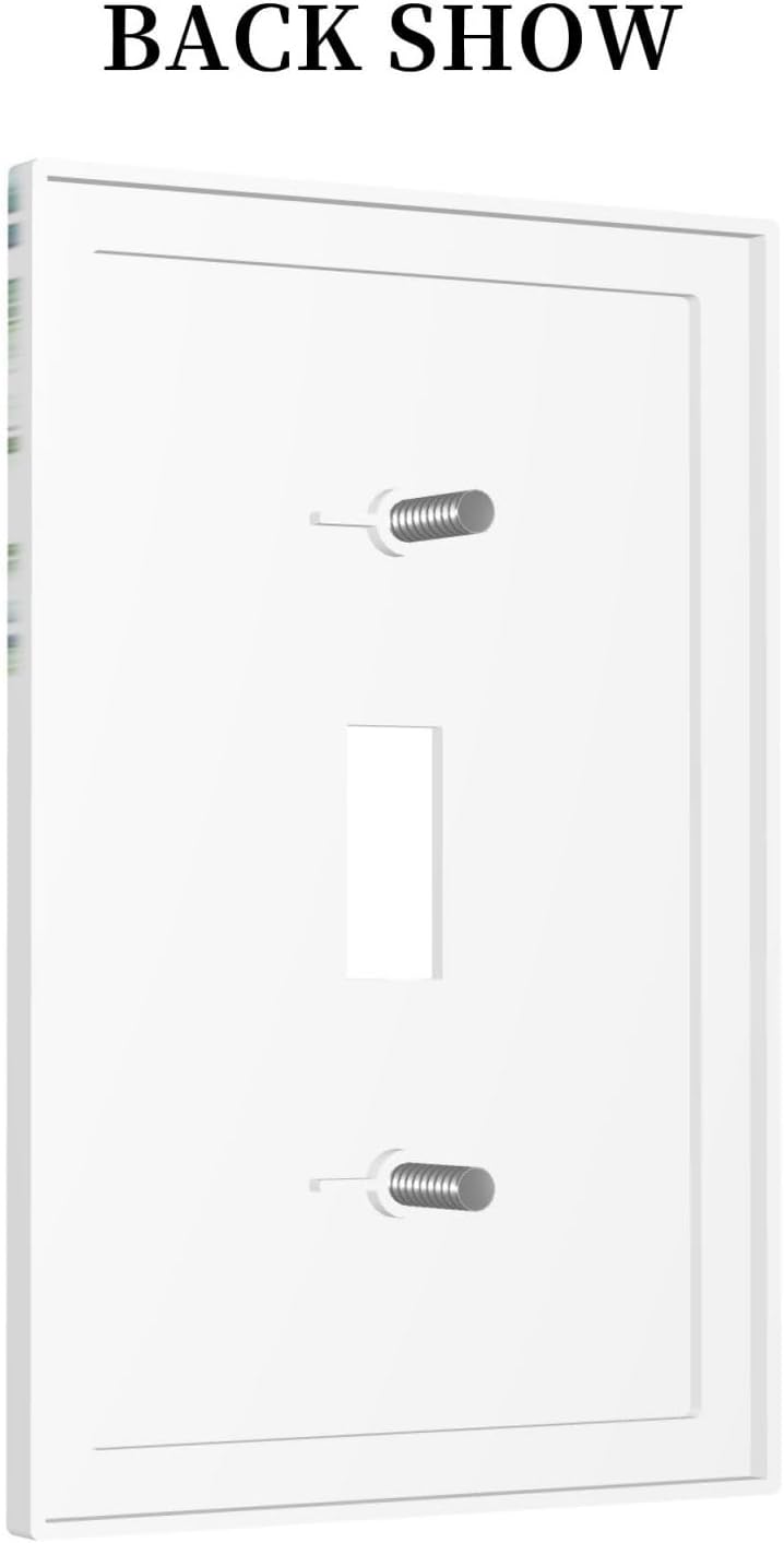 Eucalyptus Leaves Greenery Vine Flowers Simplicity Decorative Light Switch Cover 1 Gang Single