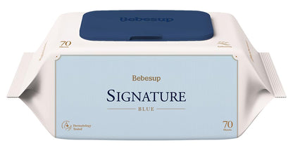 BEBESUP- Korea’s #1 Signature Baby Wipes - Hypoallergenic Water-based Unscented Alcohol-Free