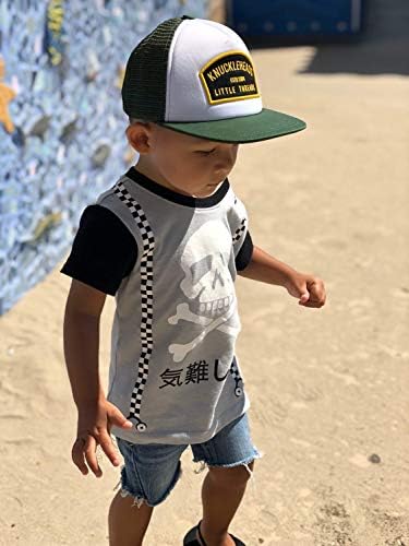 Baby Hats - Baseball Hat, Newborn Youth Flat Brim Mesh Trucker Surf Skate Bubba Bro Fitted Beach