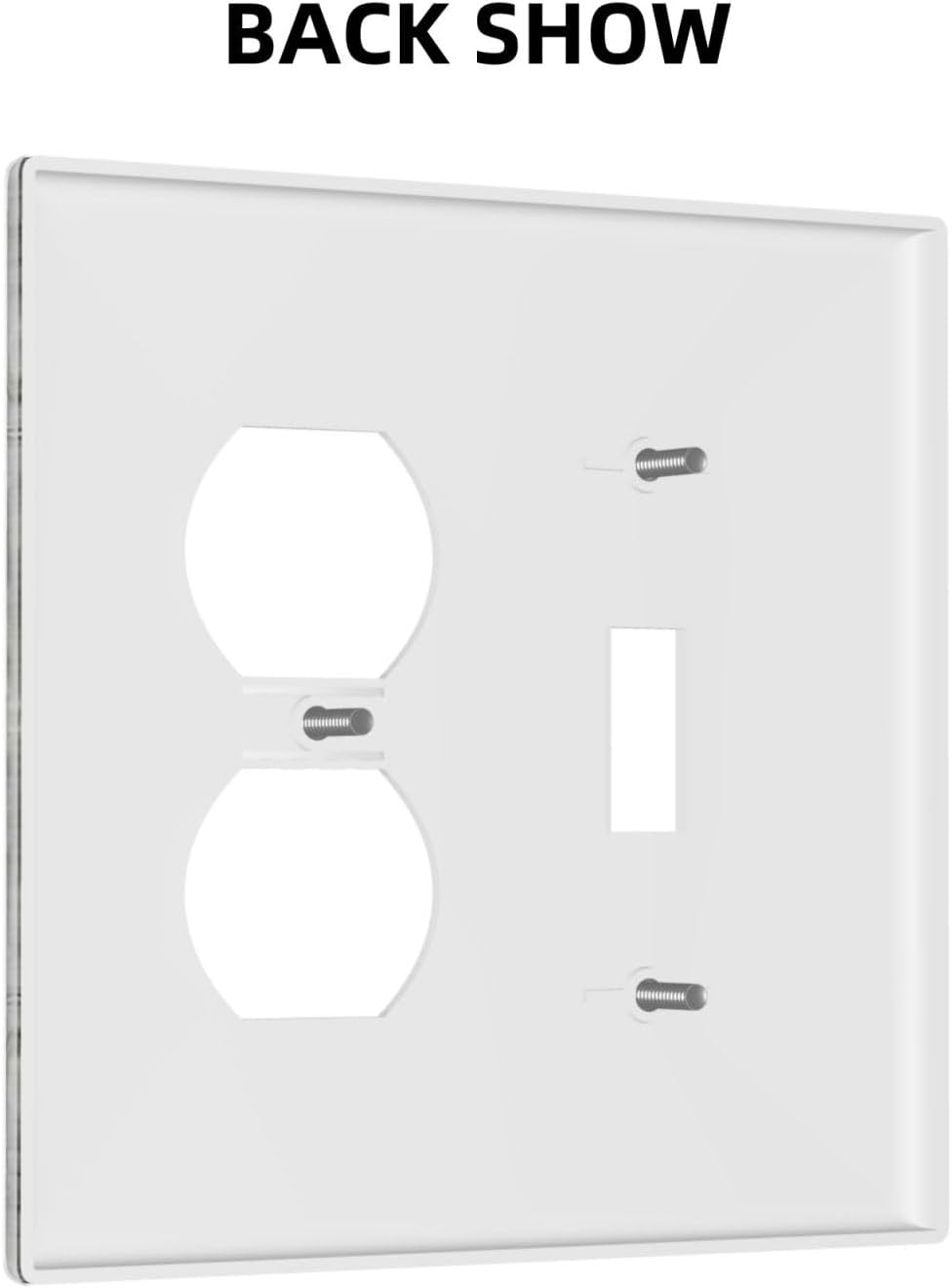 Wallplates Farmhouse Rustic Grey Barn Door Wood 1 Toggle 1 Duplex Switch Plate Electrical GFCI