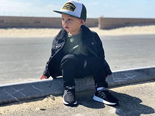 Baby Hats - Baseball Hat, Newborn Youth Flat Brim Mesh Trucker Surf Skate Bubba Bro Fitted Beach