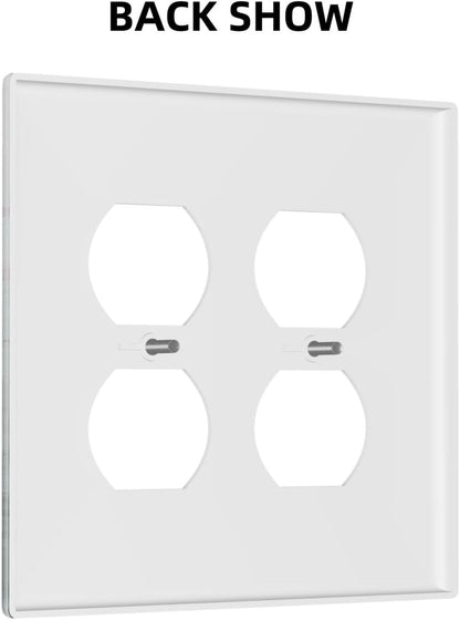 Outlet Covers Wildflower Botanical Watercolor Floral 2 Gang Double Duplex Decorative Light Switch