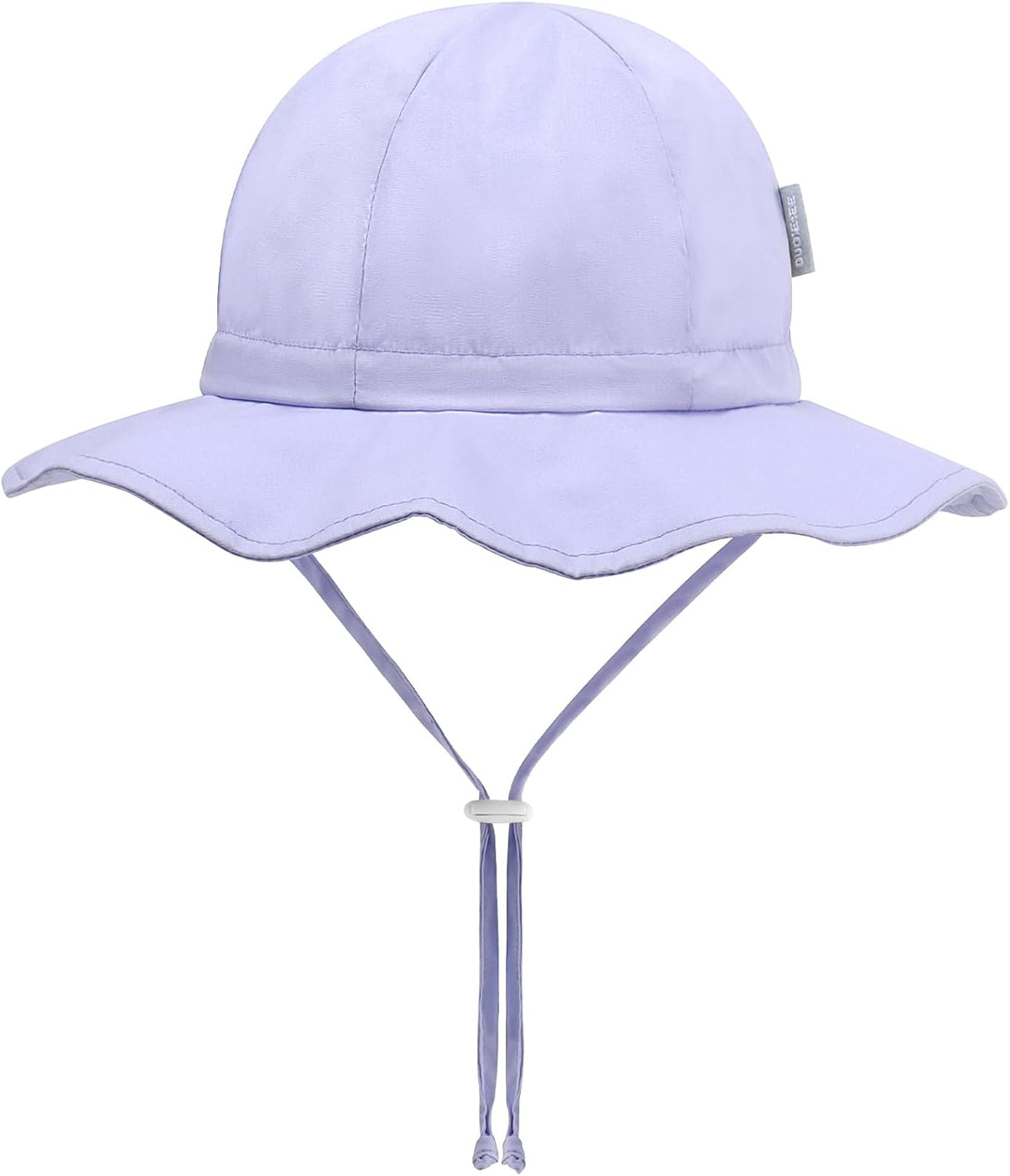 UPF 50+ Baby Bucket Hat - Wide Brim Sun Protection Beach Cap for Girls - Cute & Adjustable Toddler