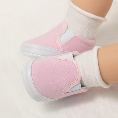 Morbido Infant Baby Boys Girls Canvas Sneaker Toddler Slip On Anti Skid Newborn First Walkers Candy