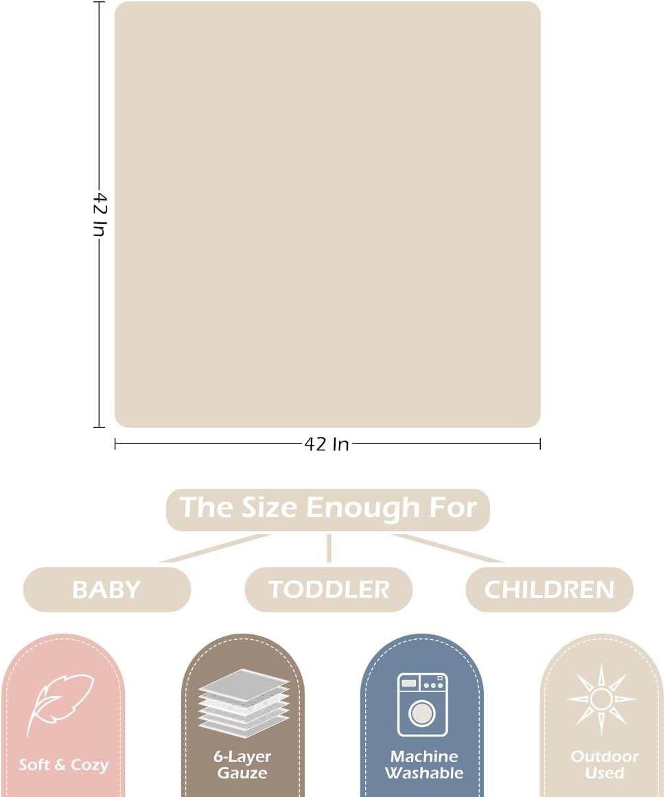Ultra Soft Checkered Muslin Baby Blanket Pack of 2 Cotton Swaddles Bed Blankets for Babies and