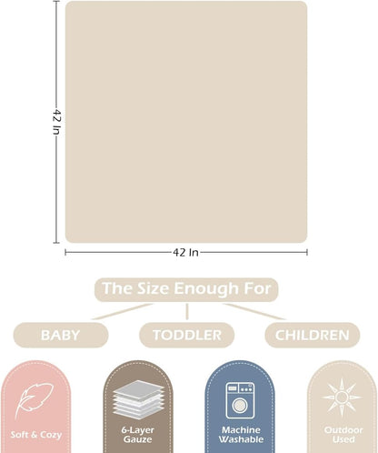 Ultra Soft Checkered Muslin Baby Blanket Pack of 2 Cotton Swaddles Bed Blankets for Babies and