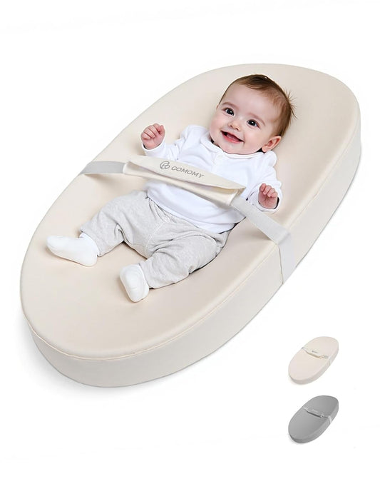 COMOMY Baby Changing Pad with Wipeable & Waterproof PU Cover, Contoured Diaper Changing Pad for