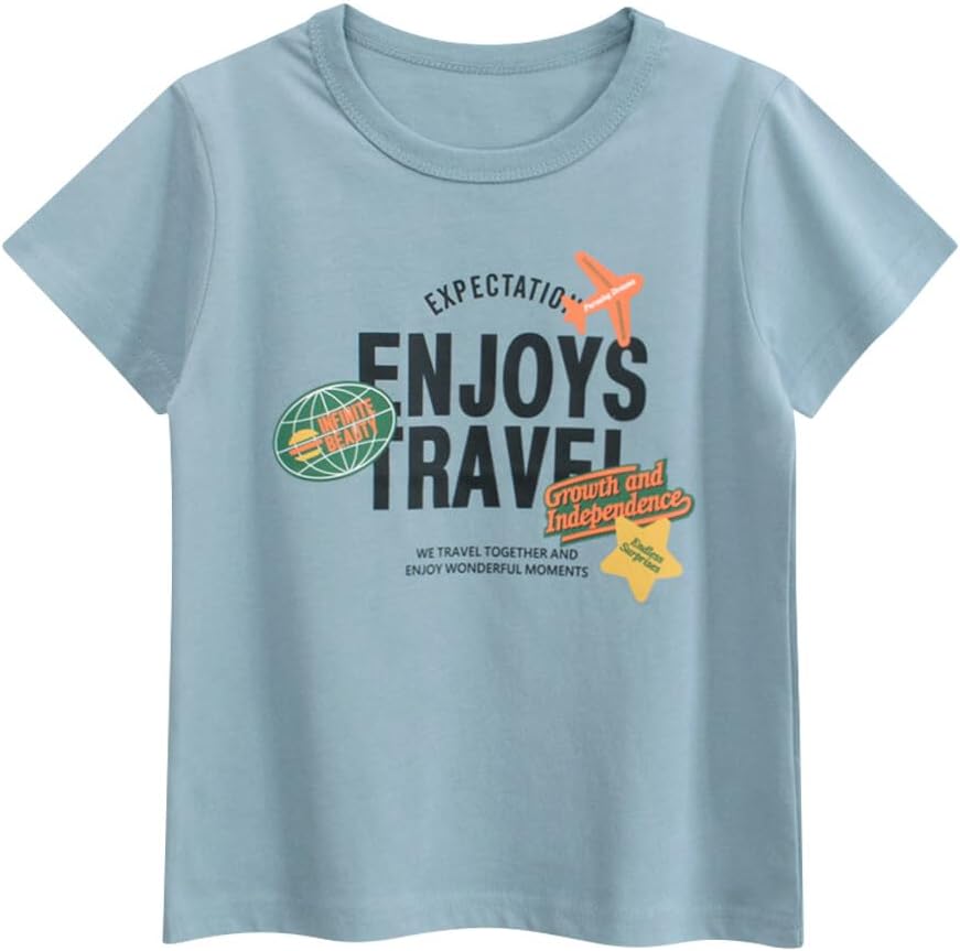 Boys' 4-Pack Excavator Short Sleeve Crewneck T-Shirts Top Tee Size 2-7 Years Toddler Boys' Value
