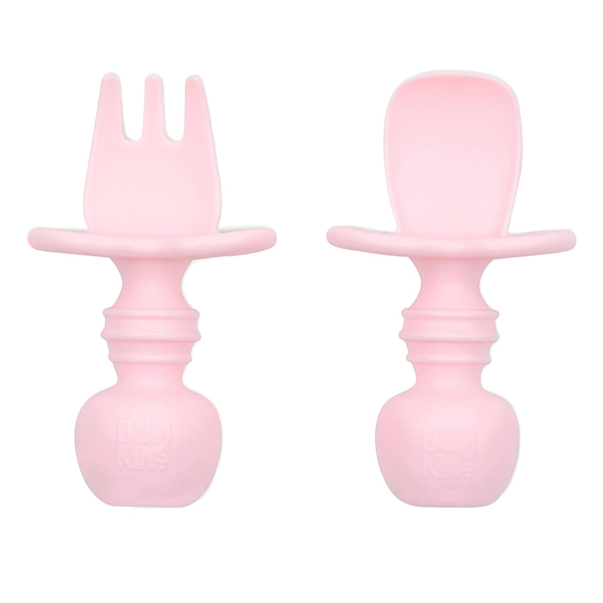 Bumkins Baby Utensils Set, Chewtensils Silicone Spoons for Dipping, Self-Feeding, Baby Led Weaning