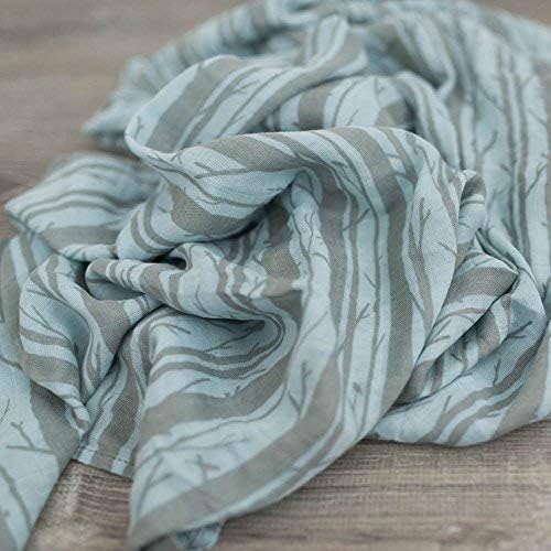 GRACED SOFT LUXURIES Extra Soft Muslin Swaddle Baby Blankets 70% Rayon from 30% Cotton 2 Pack