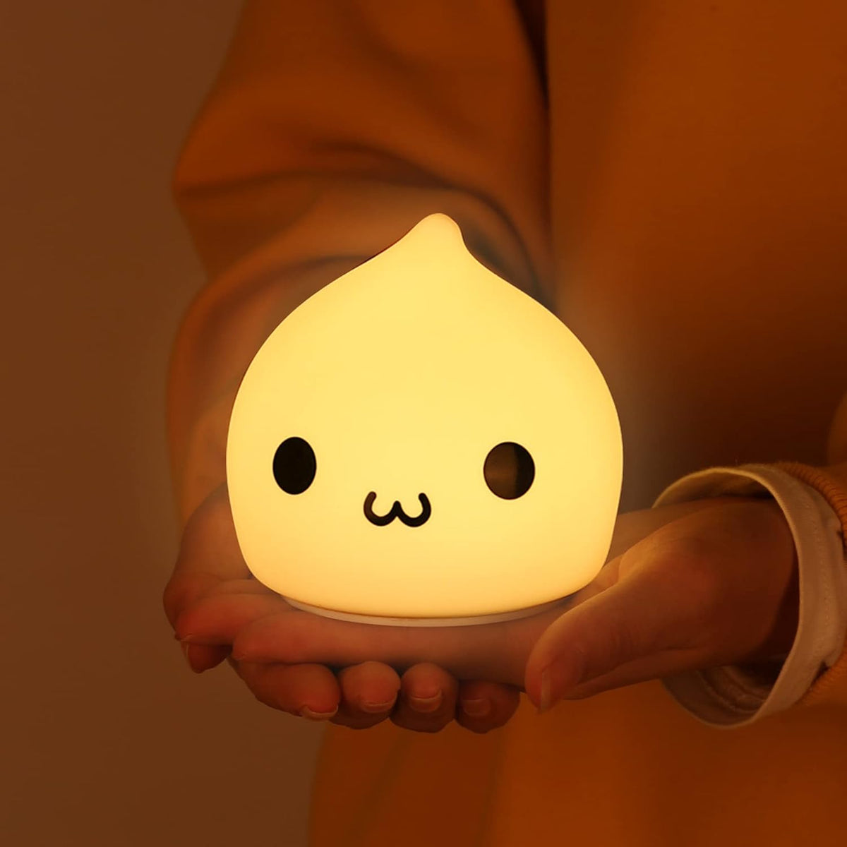 ZKLiLi Night Light for Kids, Cute Lamp Dumpling Light Birthday Gifts for Girls Boys, Kawaii