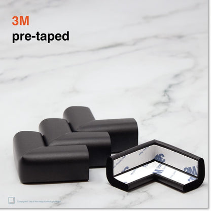 Roving Cove Slim-Fit Corner Protector for Baby Proofing (8 Small Corners), Soft Rubber Foam