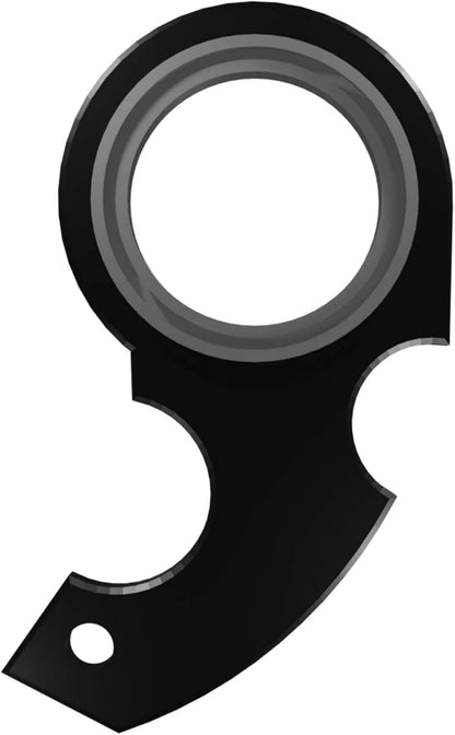 Black Keychain Spinner Fidget Ring,Novelty Keychain Fidget Toy for Finger Exercising,Gifts for