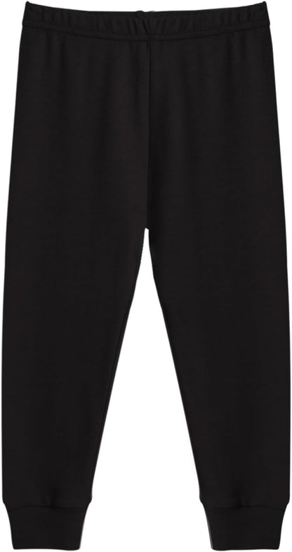 GLASH Kids Baby and Toddler Boys Cotton Pants, 4 Pack 2T-6Y Joggers Sweatpants for Boys