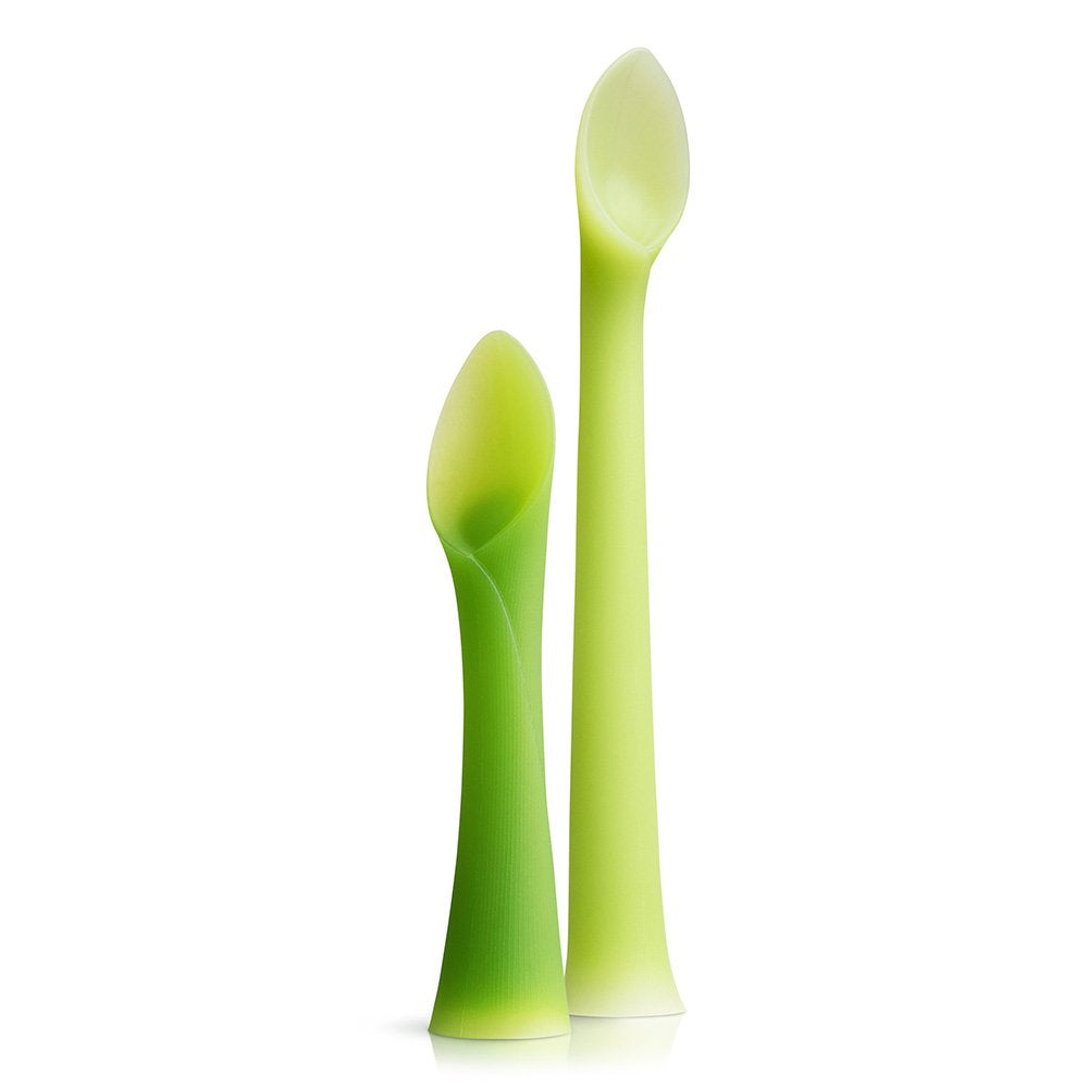 Olababy Baby and Children's Spoon (Training, Set of 2) - Flexible Learning Spoon for Complementary