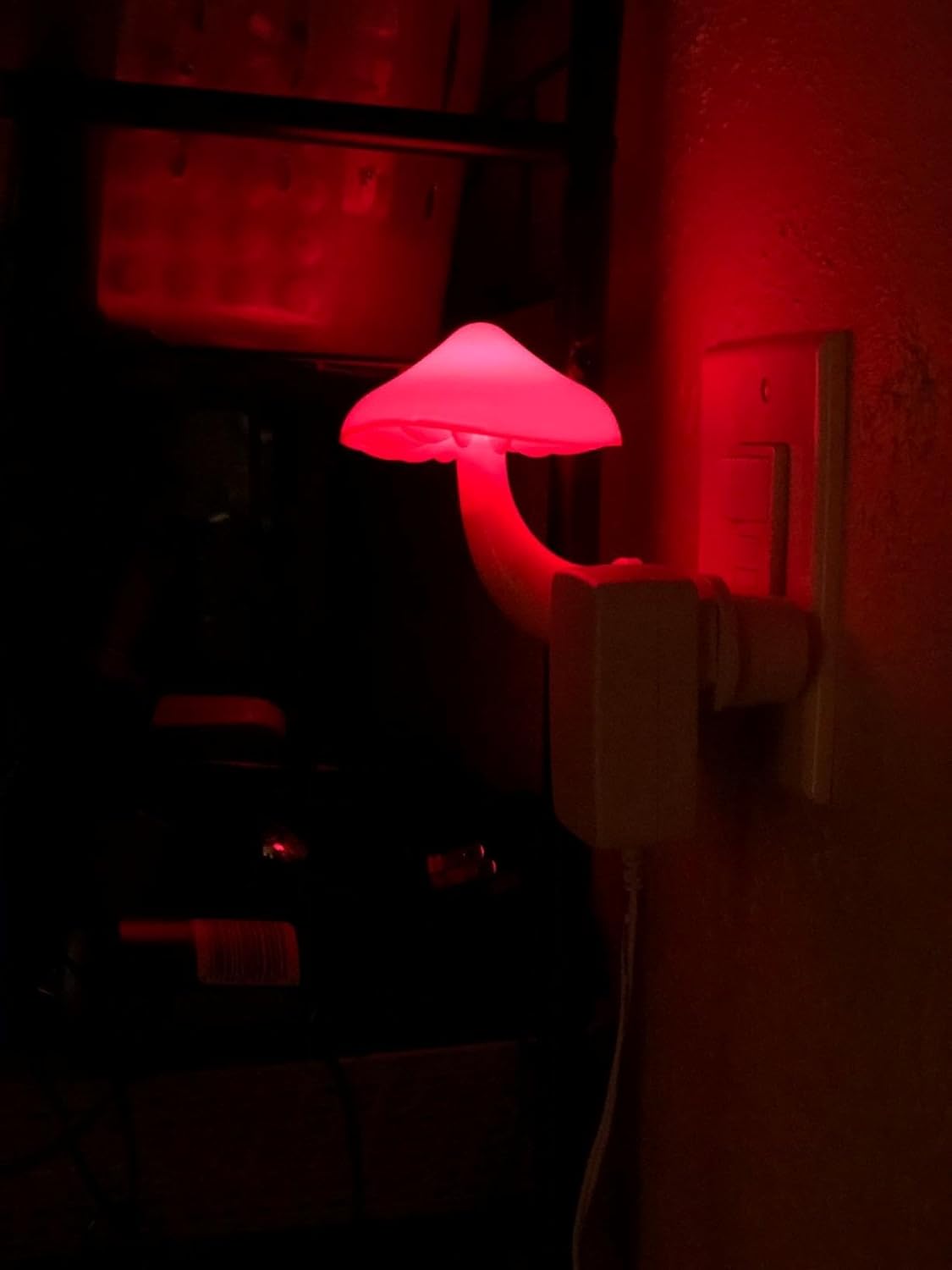 AUSAYE 5 Pack Sensor LED Night Lights Plug in Lamp Mushroom Light for Adults Kids NightLight