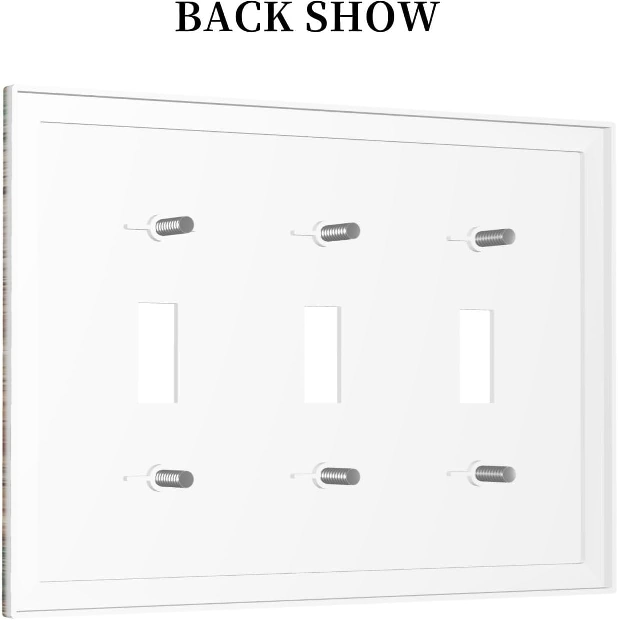 Decorative Switch Plates Rustic Wood Country Barn Texas Star On Teal 3 Gang Wall Plate Triple