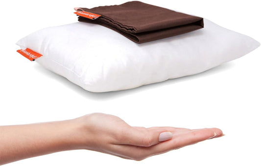 Pipsqueak Pillow - Small, Mini, Tiny - 11 x 7 in - Perfect for Travel, Cars, Airplanes, Camping