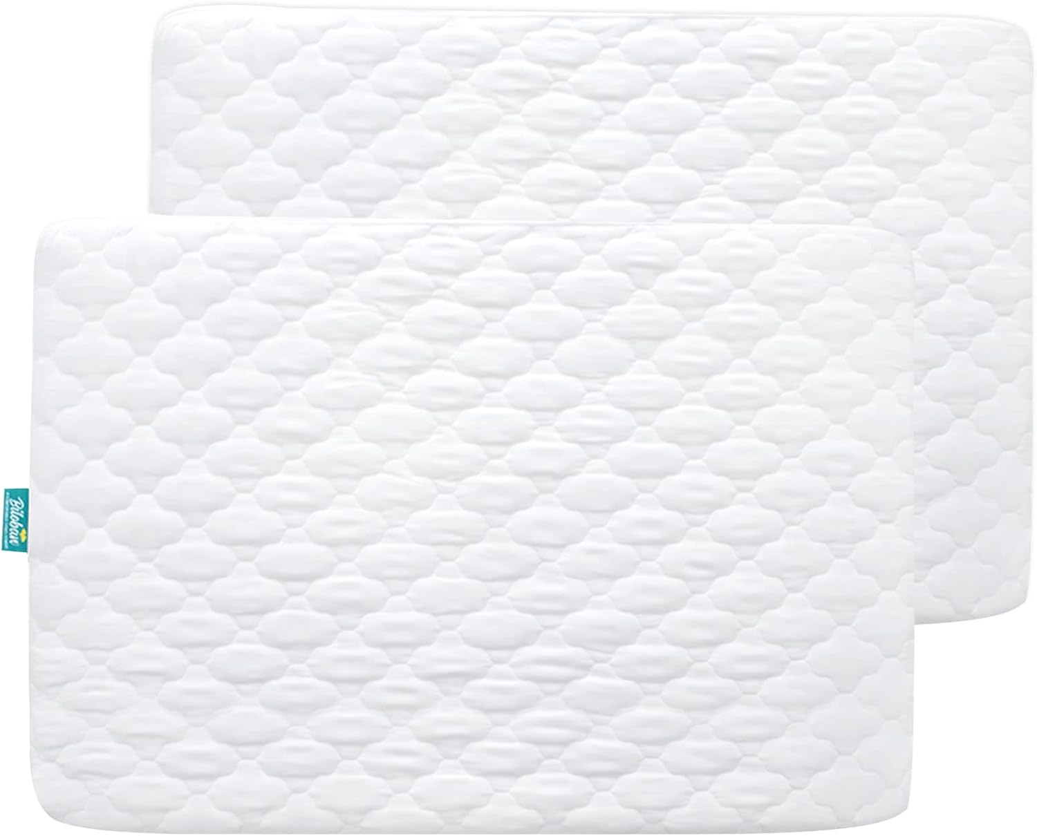 Biloban Pack and Play Sheets and Waterproof Mattress Protector Pad Cover 4 Pack Set, Ultra Soft