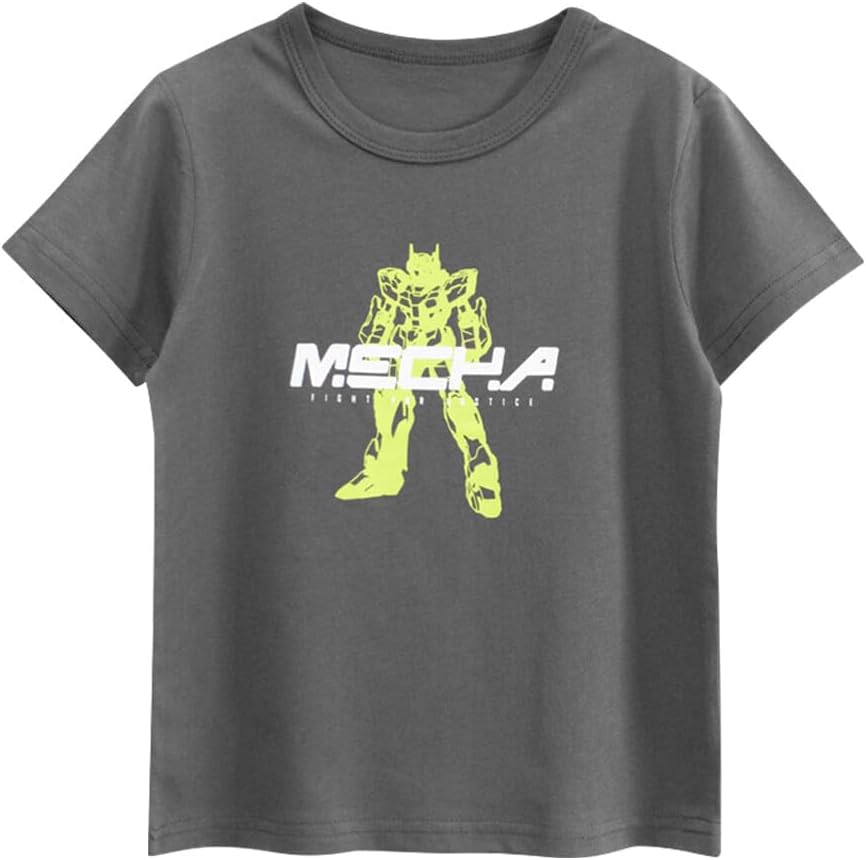 Boys' 4-Pack Excavator Short Sleeve Crewneck T-Shirts Top Tee Size 2-7 Years Toddler Boys' Value
