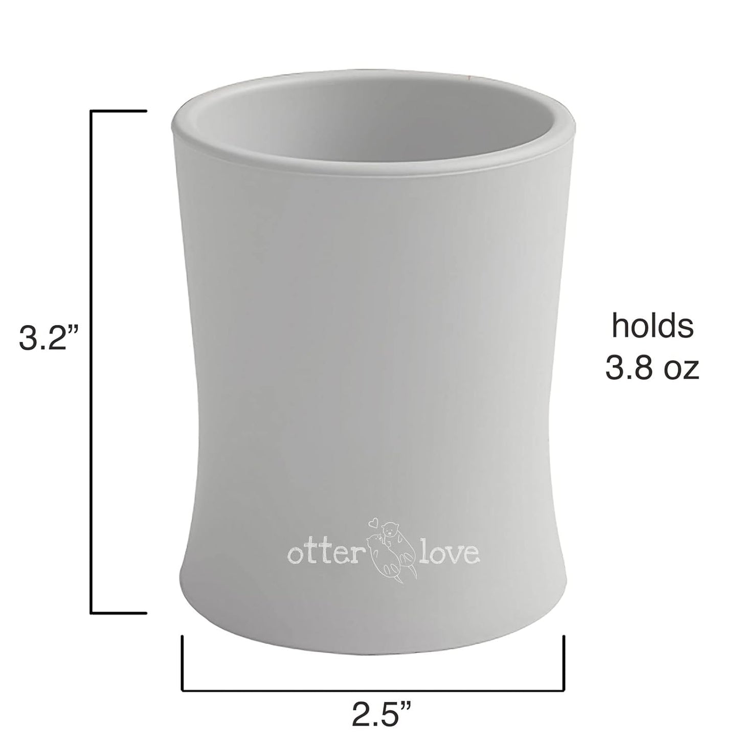 otterlove Silicone Baby & Toddler Training Cup - Pediatric OT Approved - 100% Platinum Pure LFGB
