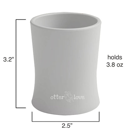 otterlove Silicone Baby & Toddler Training Cup - Pediatric OT Approved - 100% Platinum Pure LFGB