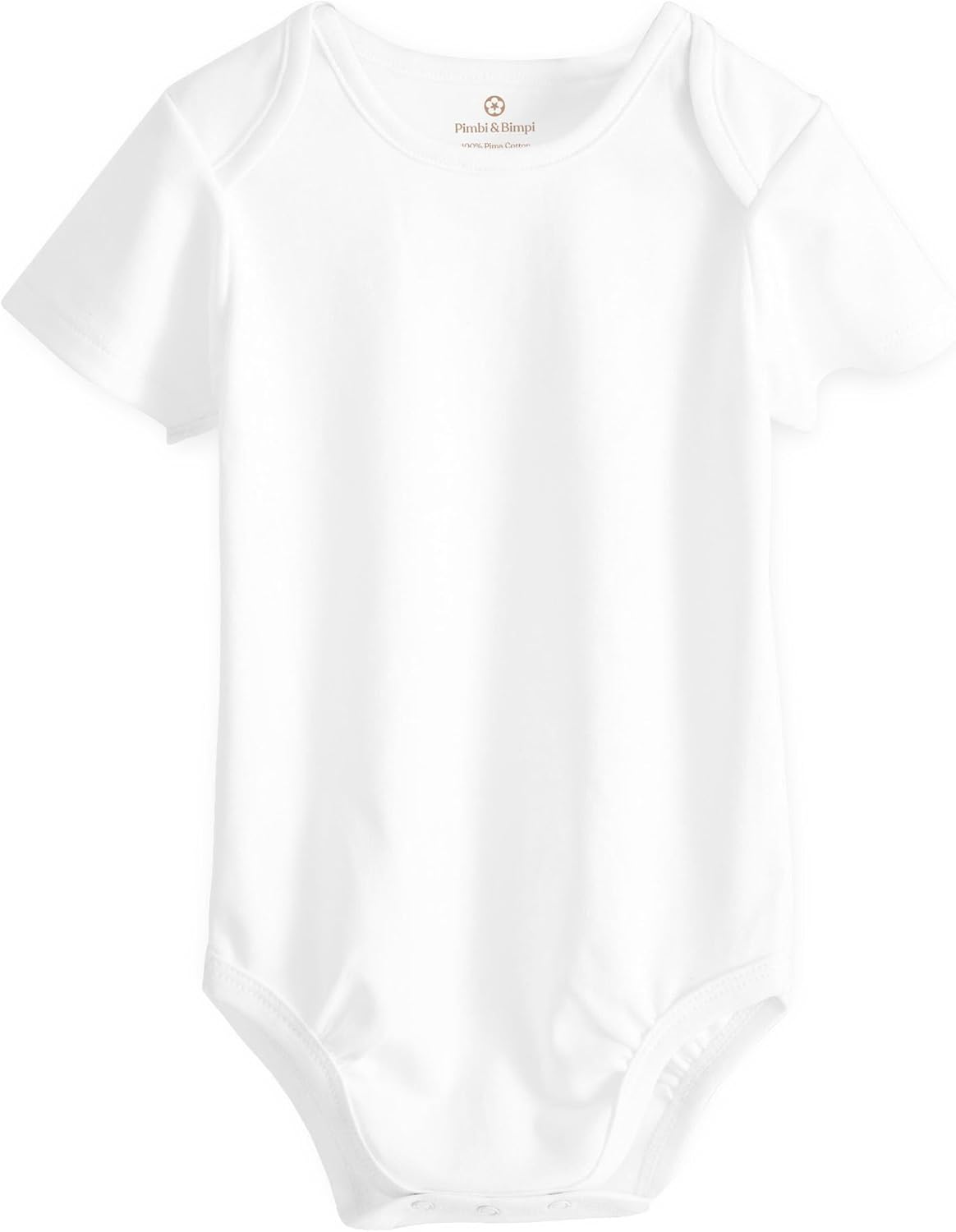 Pimbi&Bimpi Baby Bodysuit - Short Sleeve | Premium Peruvian PIMA Cotton | Gender Neutral Baby