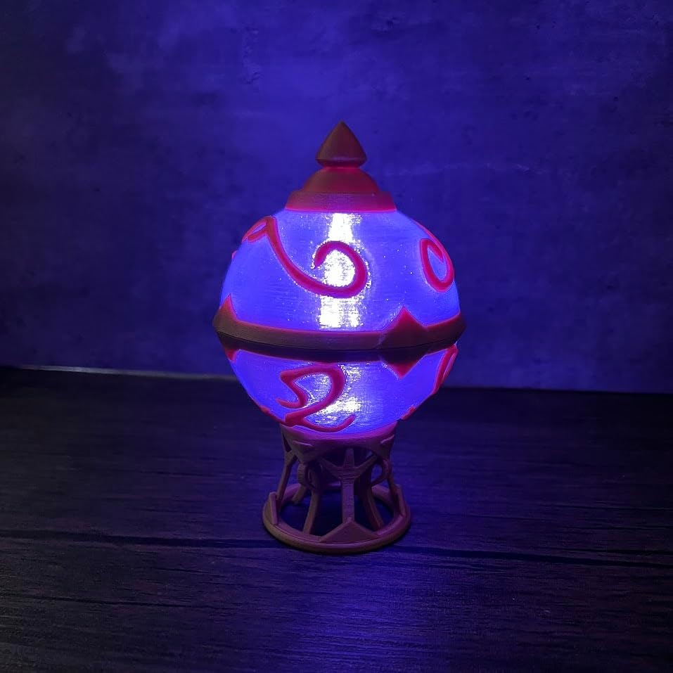 MunnyGrubbers - Pal Sphere with LED Lights and Stand - Pal World Style Decor - Palsphere - No Paint