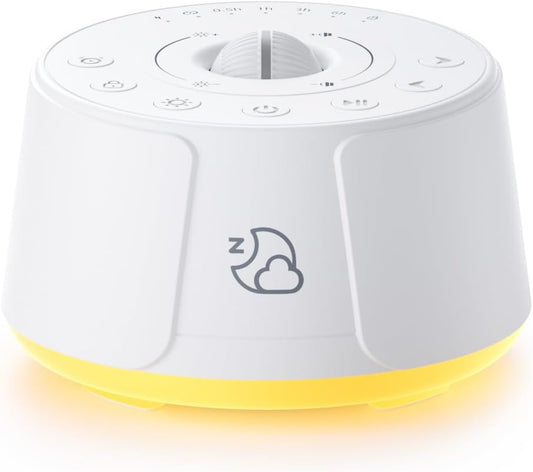 Sound Machine LEICEX White Noise Machine - 30 Soothing Sounds, 10 Colors Night Light, Rechargeable
