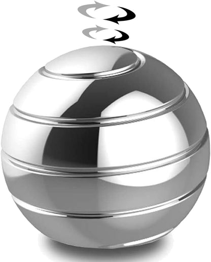 Kinetic Desk Toys,Full Body Optical Illusion Spinner Ball,Gifts for Men,Women,Kids 1.5” Size