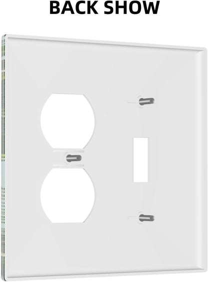 Summer Sky Coconut Palms Trees Green Plants Leaf Wallplates 1 Toggle 1 Duplex Switch Plate