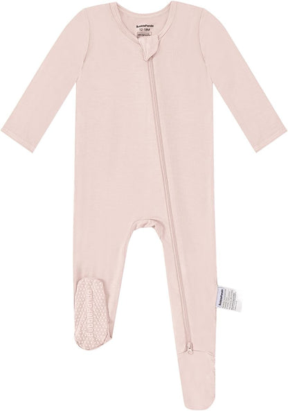 BubblePanda Rayon Made From Bamboo Baby Pajamas Baby Clothes for Boys Girls Unisex Zip-Front