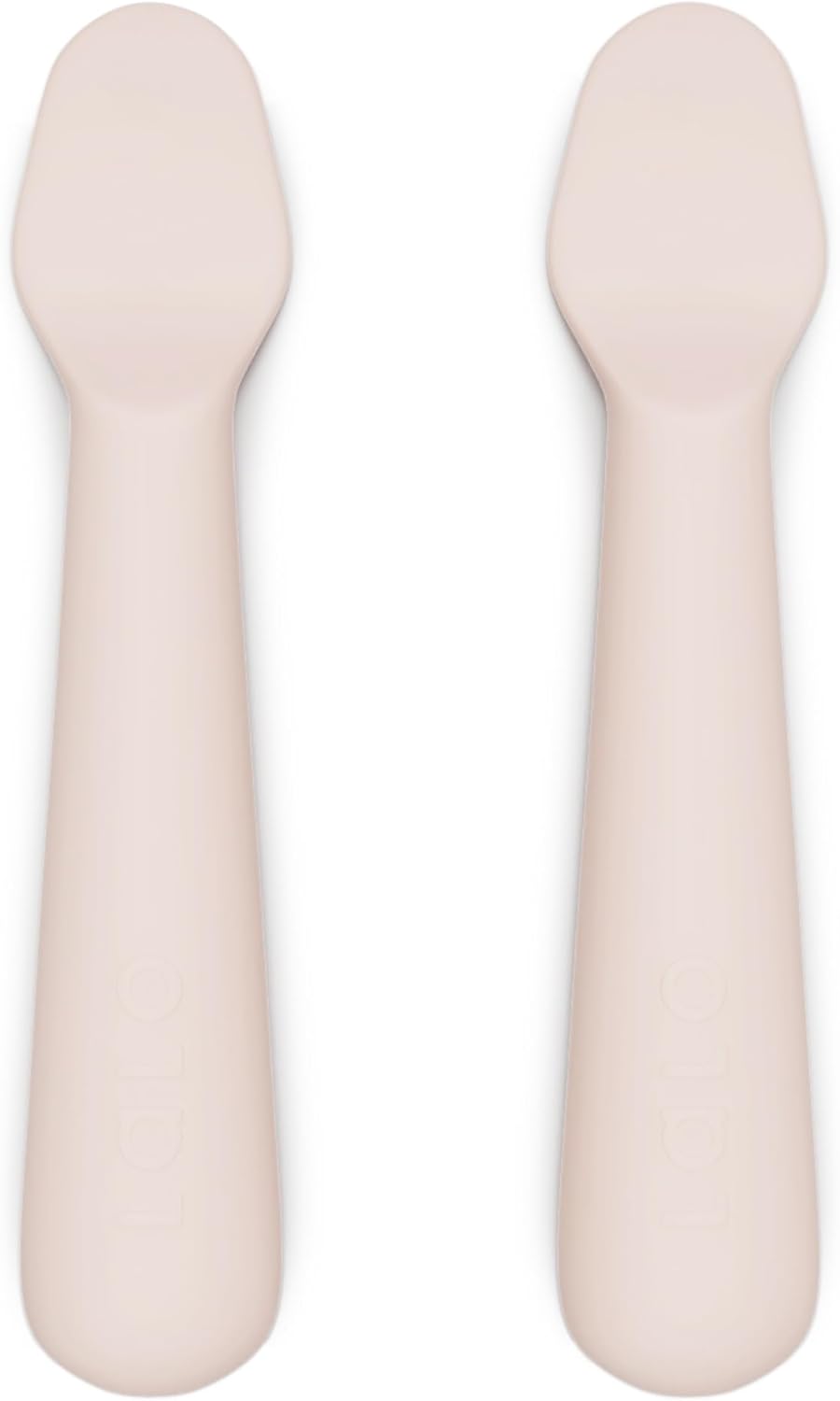 Lalo Little Spoon Set - 2 Piece Baby Spoons Set for Infants & Babies - Made From Food Grade