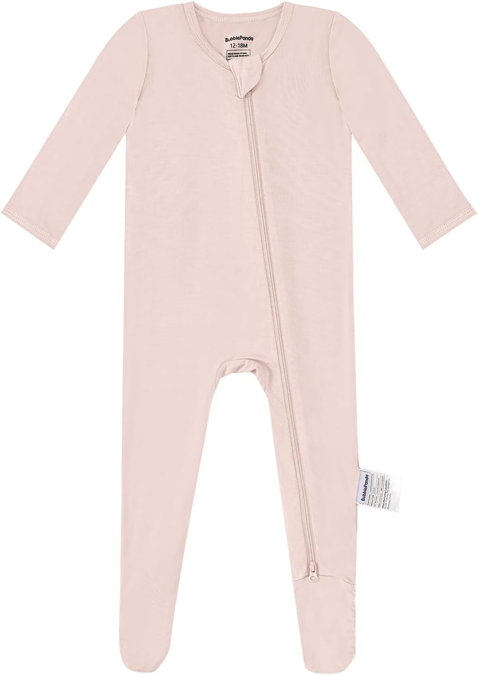 BubblePanda Rayon Made From Bamboo Baby Pajamas Baby Clothes for Boys Girls Unisex Zip-Front