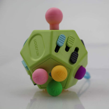 Sensory Fidget Toy,Dodecagon 12 Sided Fidget Toys Dice Relief Stress,Anxiety,Calming and Focus for